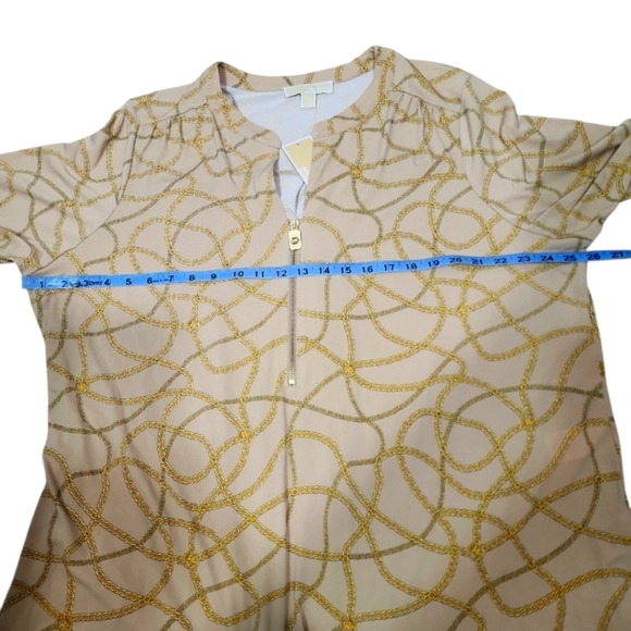 Michael Kors Chain Link Pattern Blouse. Women’s size 2x - Picture 6 of 11